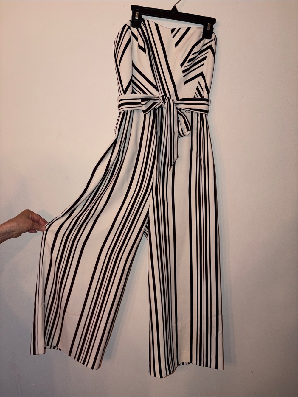 H&M Premium / Luxury Collection Strapless Wide-Leg Jumpsuit ✨— Like New - Picture 2 of 6